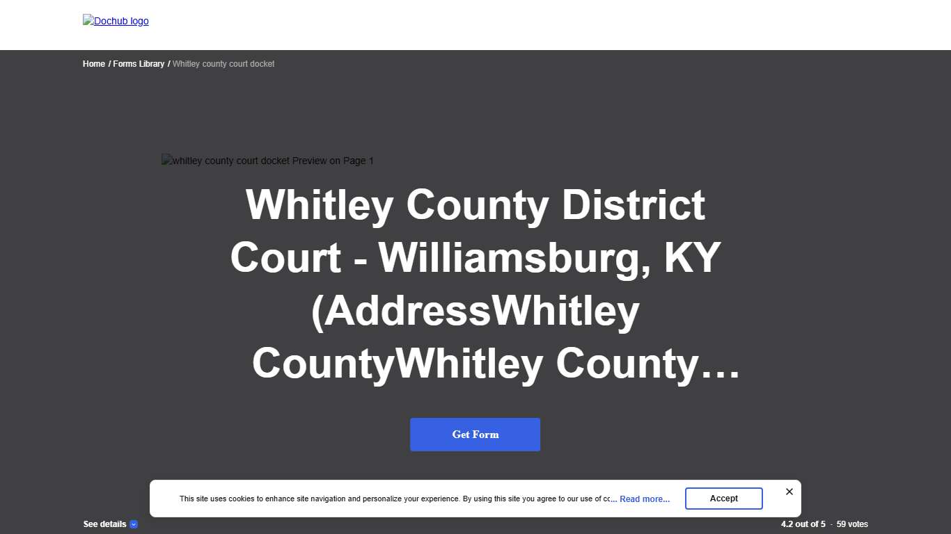 Whitley county court docket: Fill out & sign online DocHub